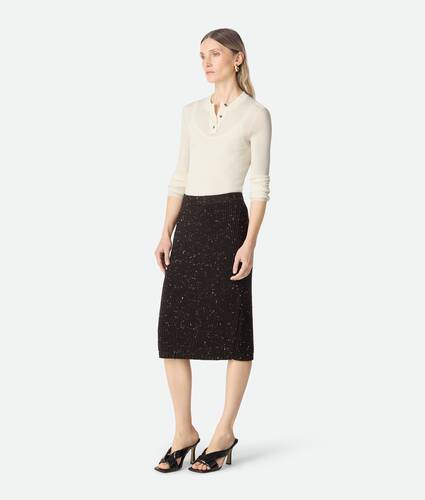 Wool English Rib Skirt