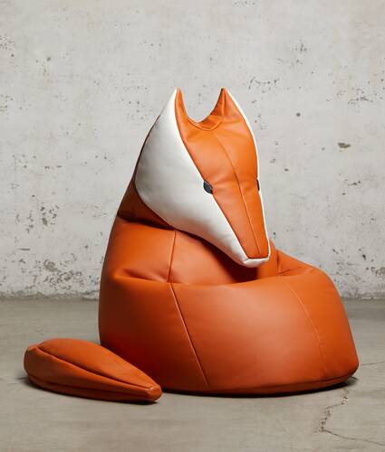 Medium Fox Pouf