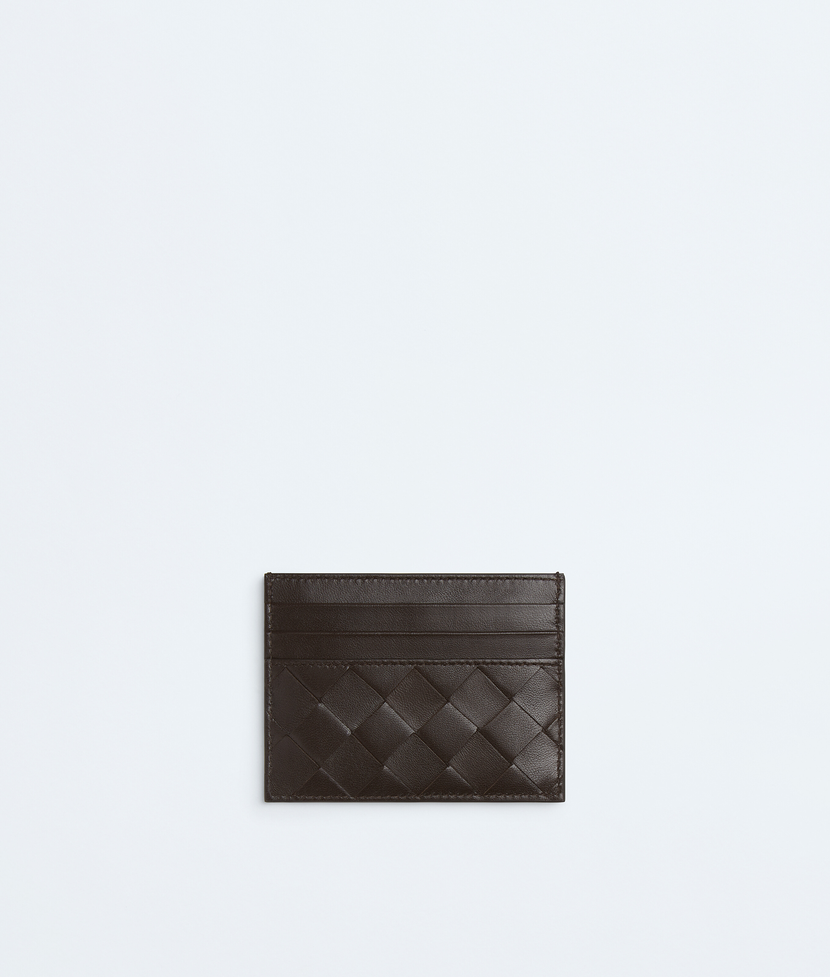 Women's Intrecciato Credit Card Case in Fondant Bottega Veneta Belgium EN - Image 2