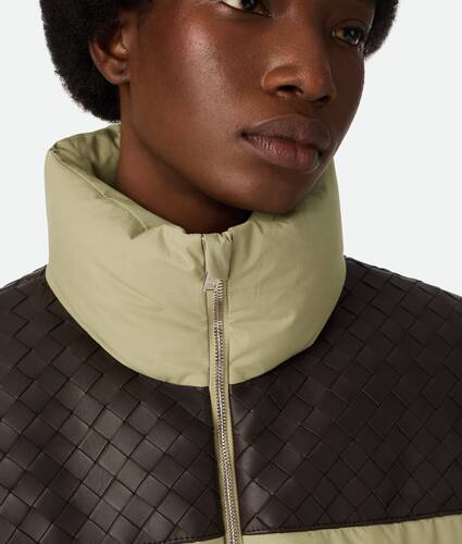 Frosted Poplin Puffer Jacket