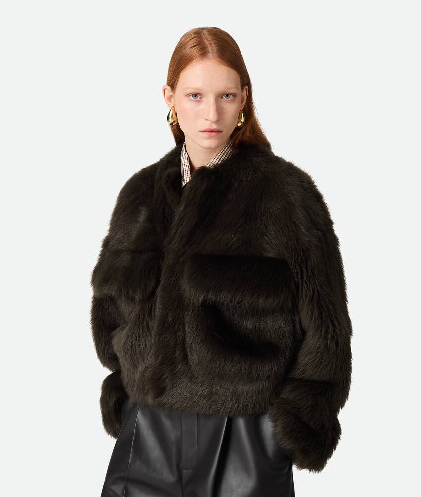 Display a large version of the product image 1 - Toscana Shearling Cropped Blouson