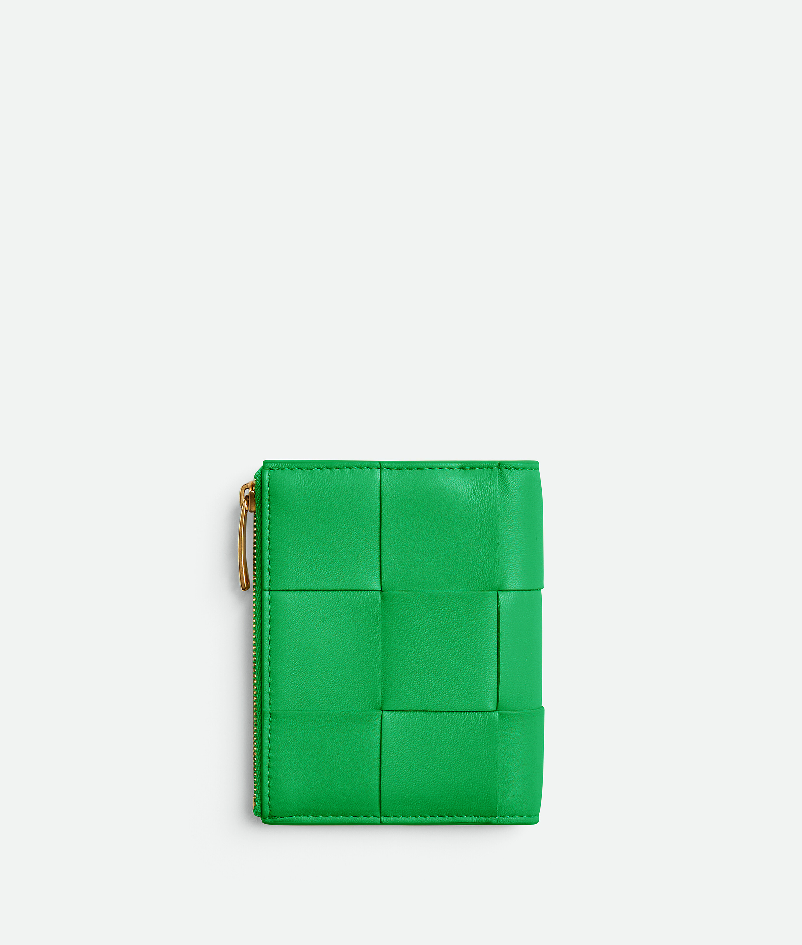 Shop Bottega Veneta Kleines Cassette Bi-fold Portemonnaie In Green