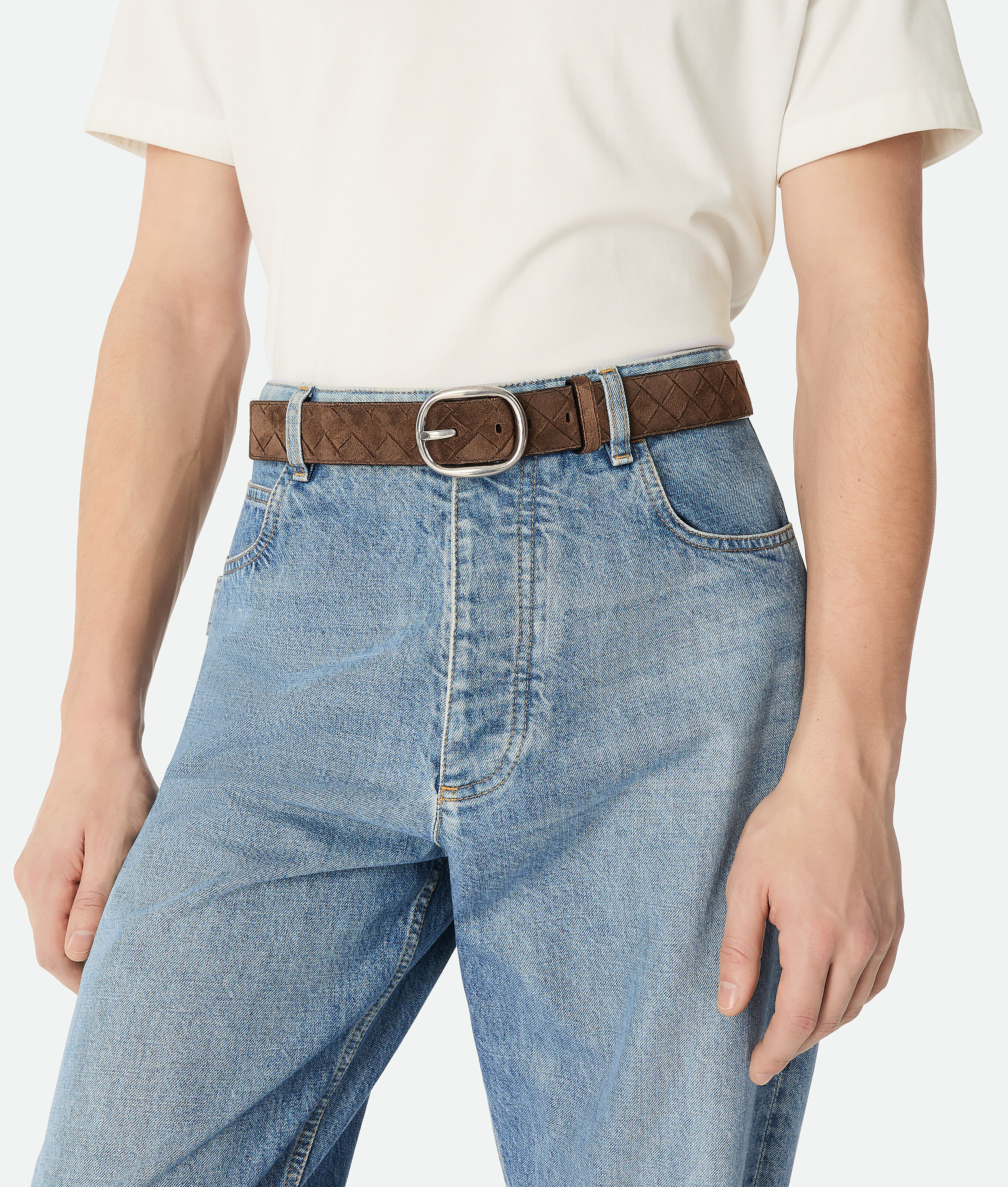 Bottega Veneta Intrecciato Leather Belt