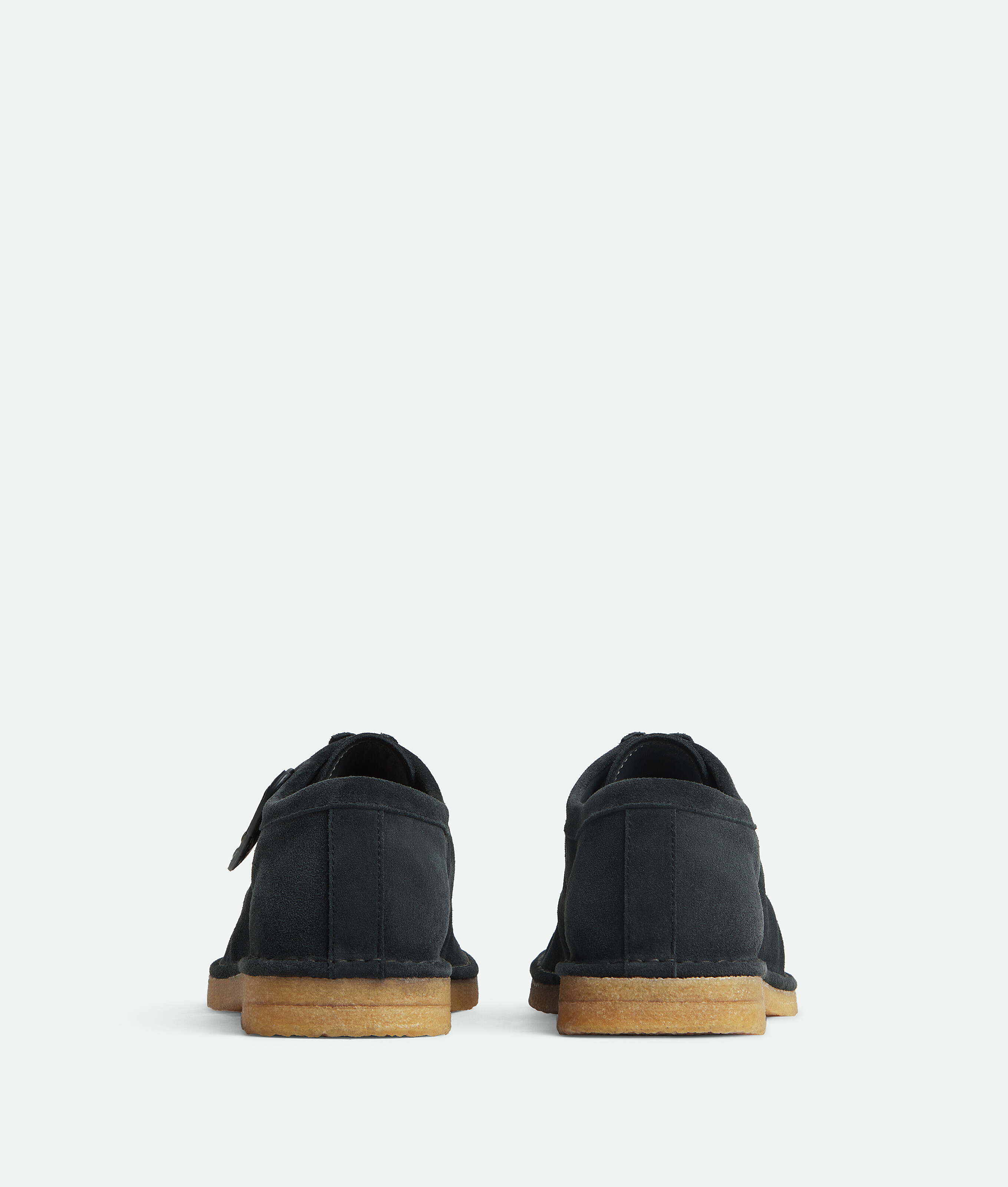 Bottega Veneta Suede Daddy Derby Shoes In Black
