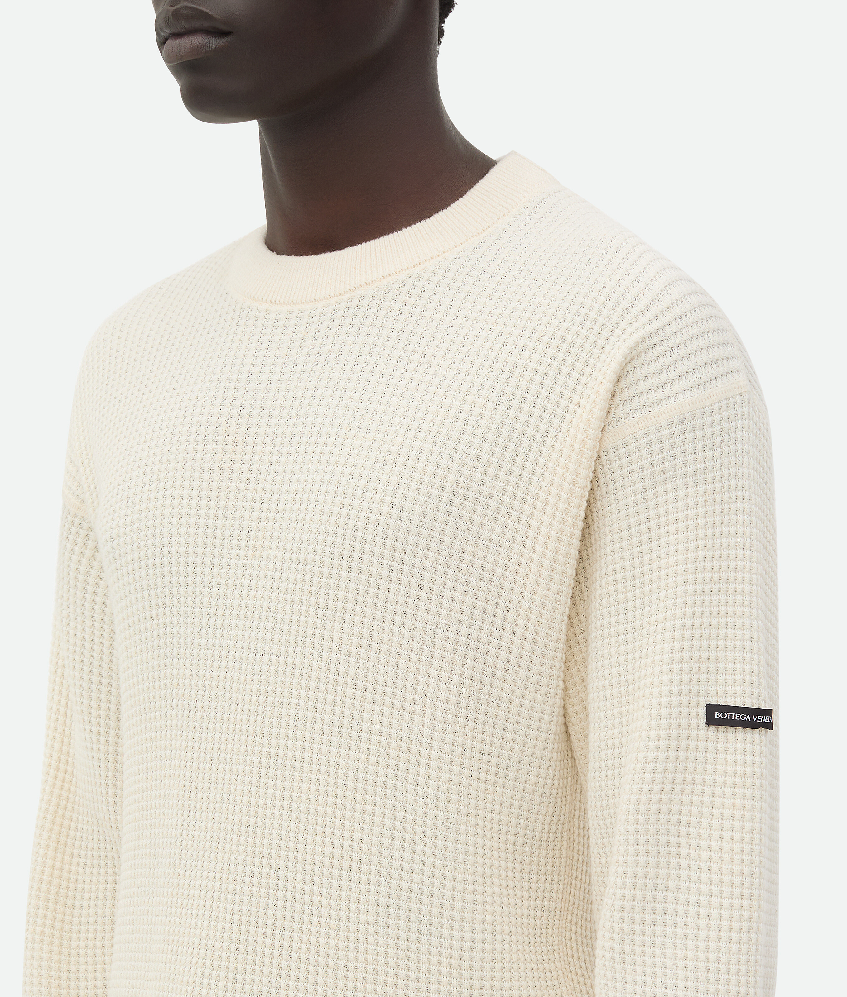 Bottega Veneta Baumwollpullover In Dove/chalk