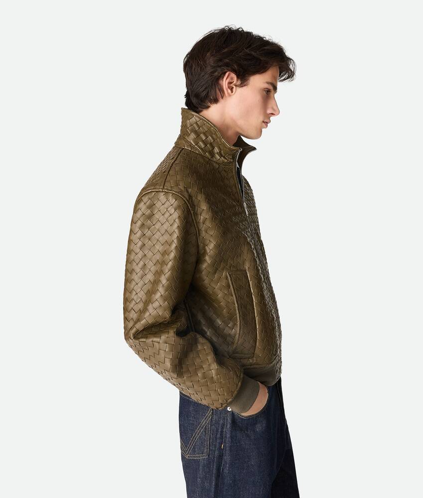 Display a large version of the product image 2 - Intrecciato Leather Blouson