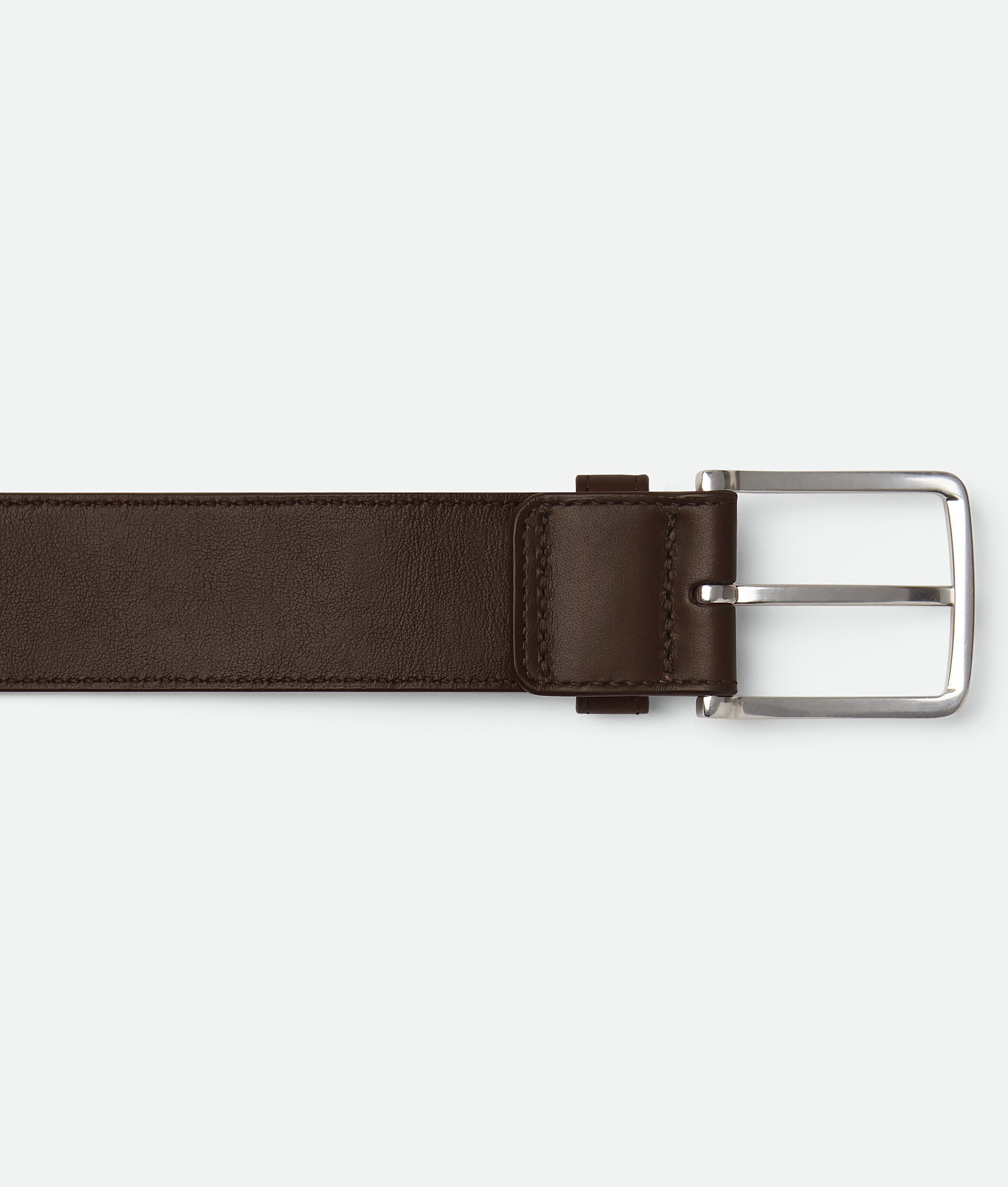 Bottega Veneta Intreccio Belt In Brown