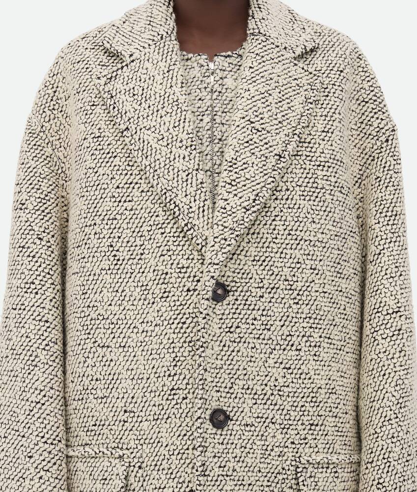 Display a large version of the product image 5 - Bi-Color Wool Boucle Coat