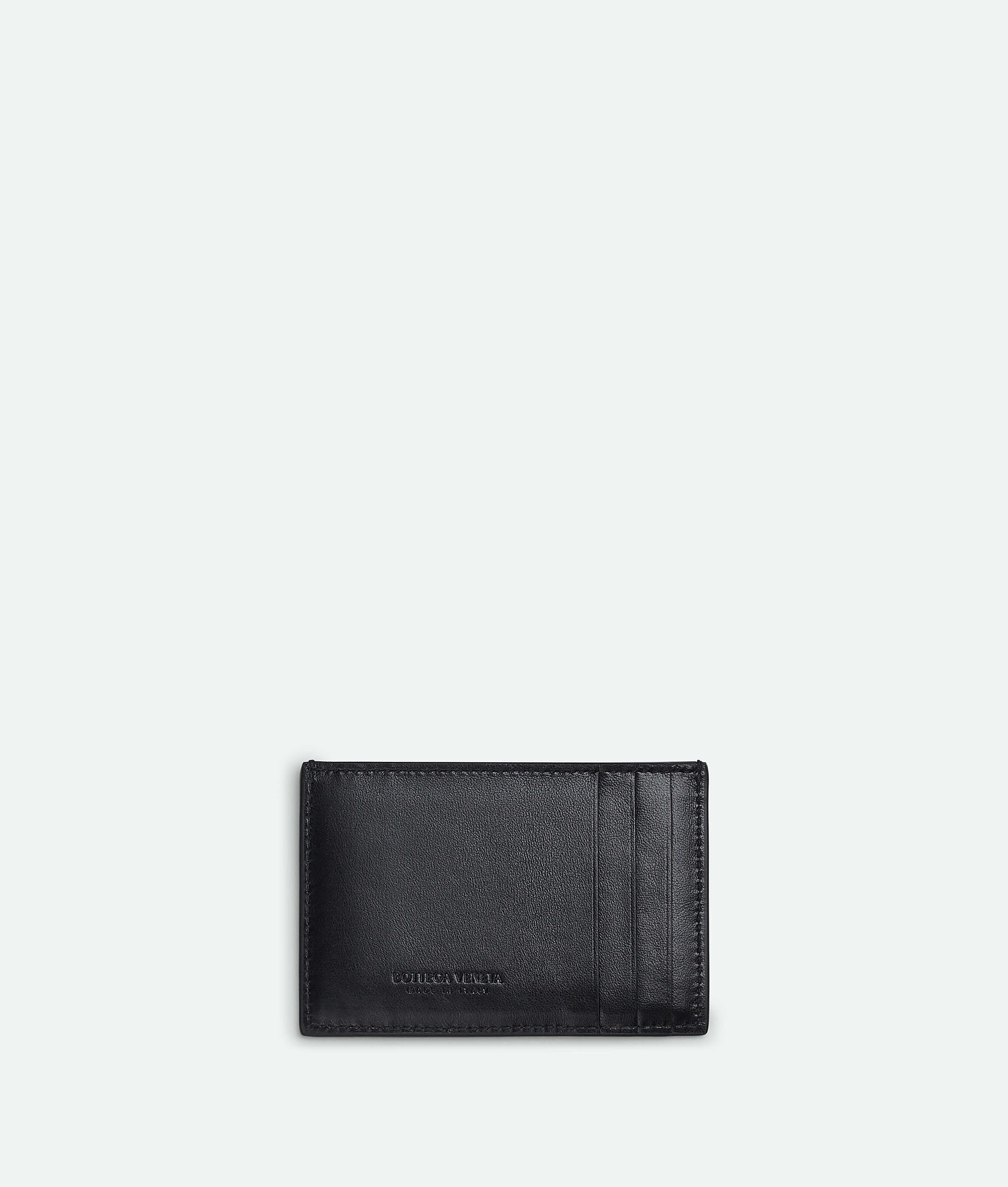 Bottega Veneta Bottega Veneta Cassette Credit Card Case In Noir