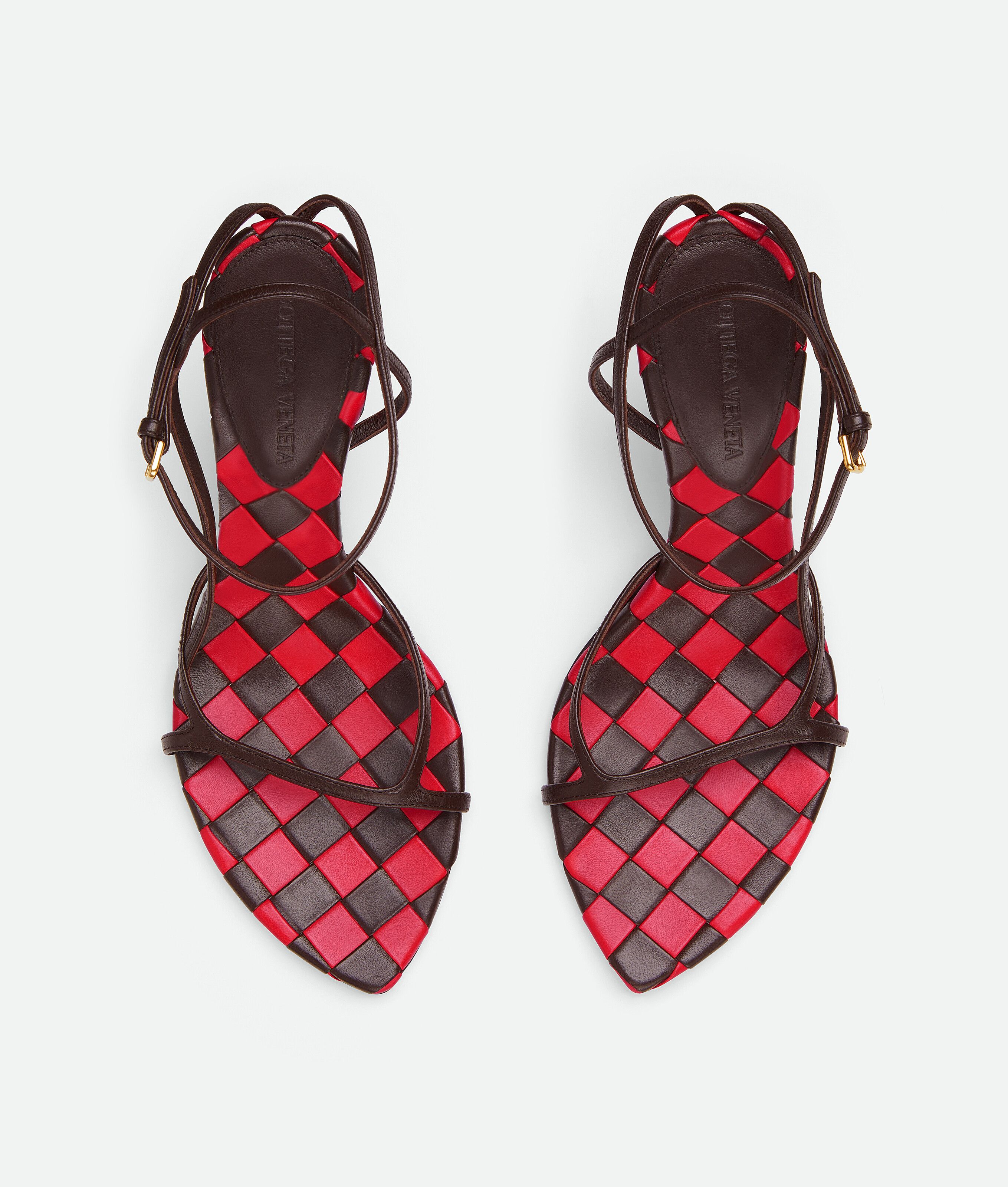 Shop Bottega Veneta Leaf Sandal In Multicolor