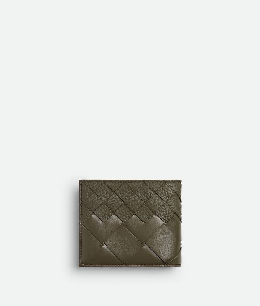 BOTTEGA VENETA 二つ折り財布 イントレチャート コインケース付き サイプレスイントレチャート コインパース付き二つ折り