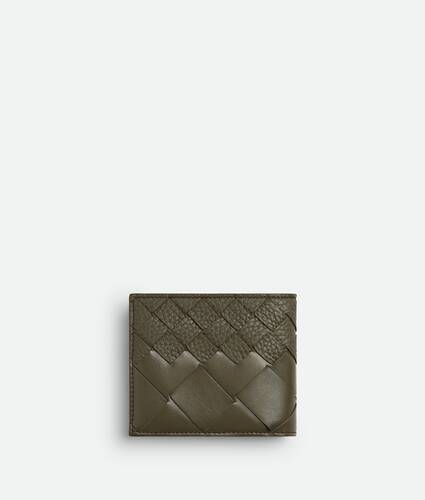 Intrecciato Bi-Fold Wallet With Coin Purse