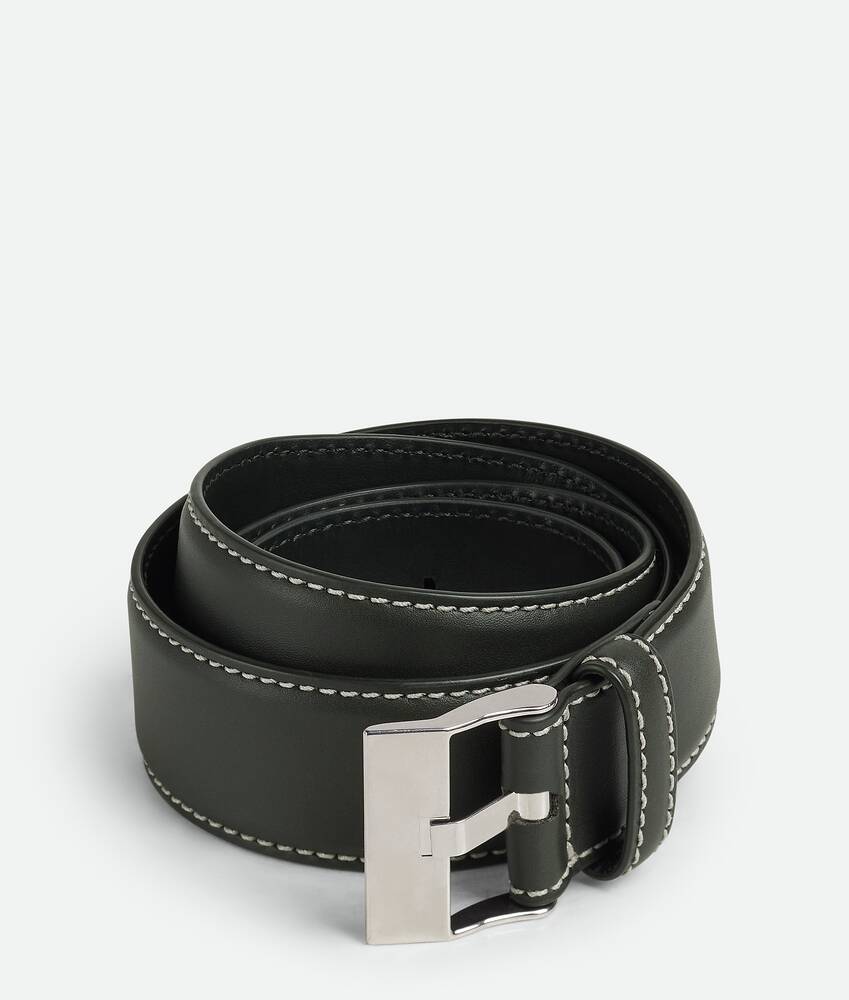 Lee River Goods Co Men's Celtic Leather Belt - Handmade In Ireland, Vegetable-Tanned, X-Large Black