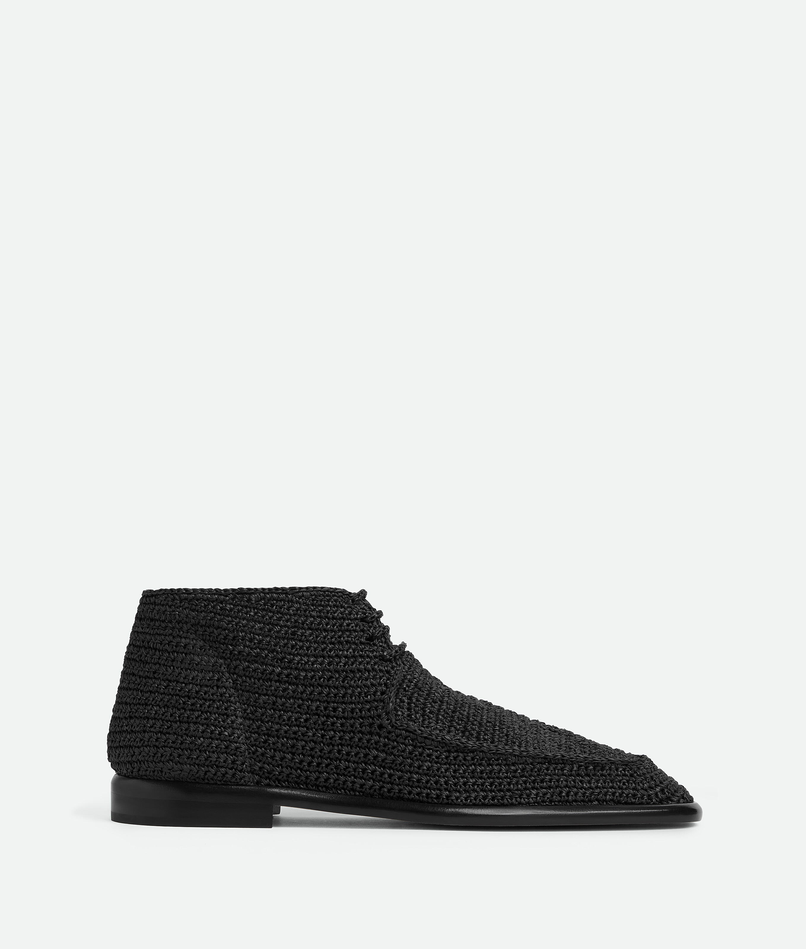 Bottega Veneta Roma Lace-up Shoe In Black