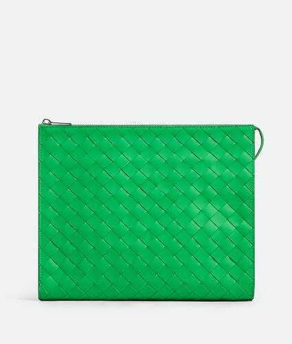 Intrecciato Standing Pouch