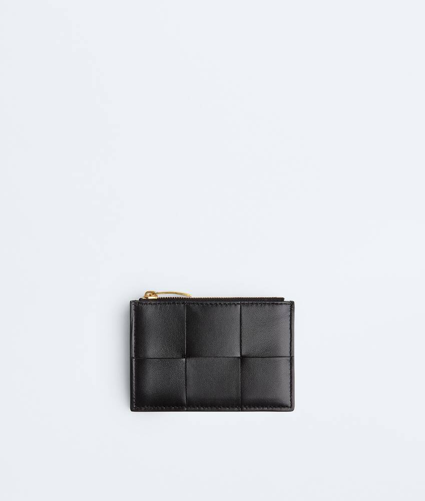 Cassette Zippered Card Case in Black