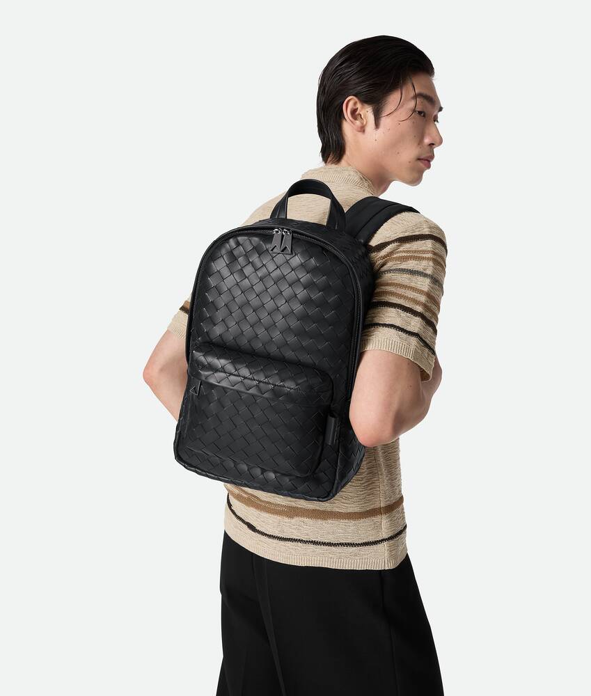 Display a large version of the product image 2 - Small Intrecciato Backpack