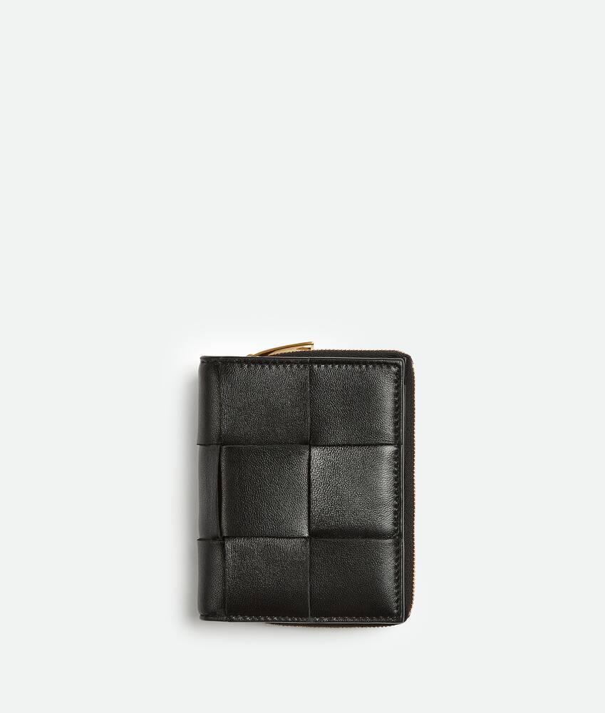 bottega bifold zip wallet