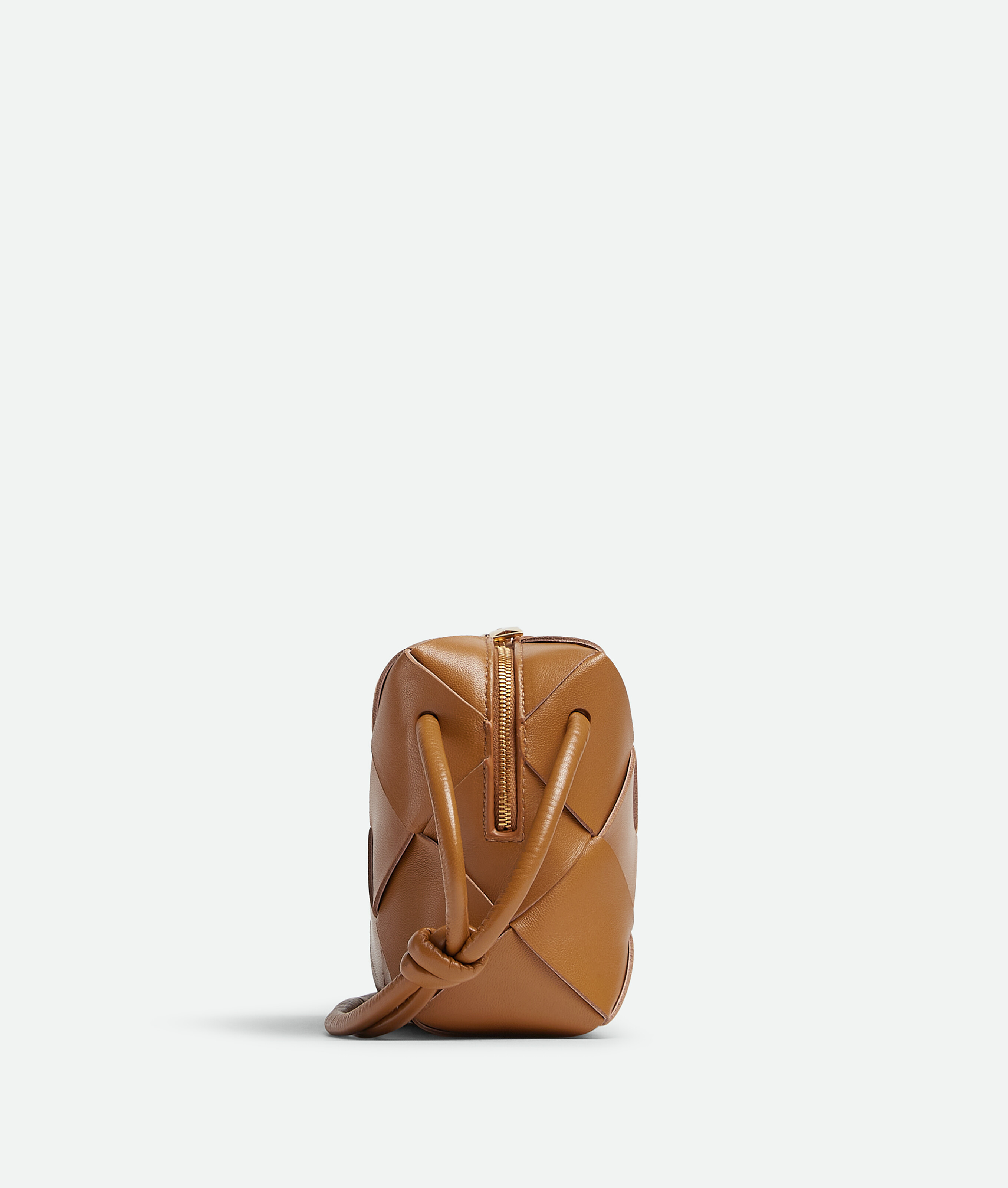 Shop Bottega Veneta Mini Cassette Camera Bag In Brown