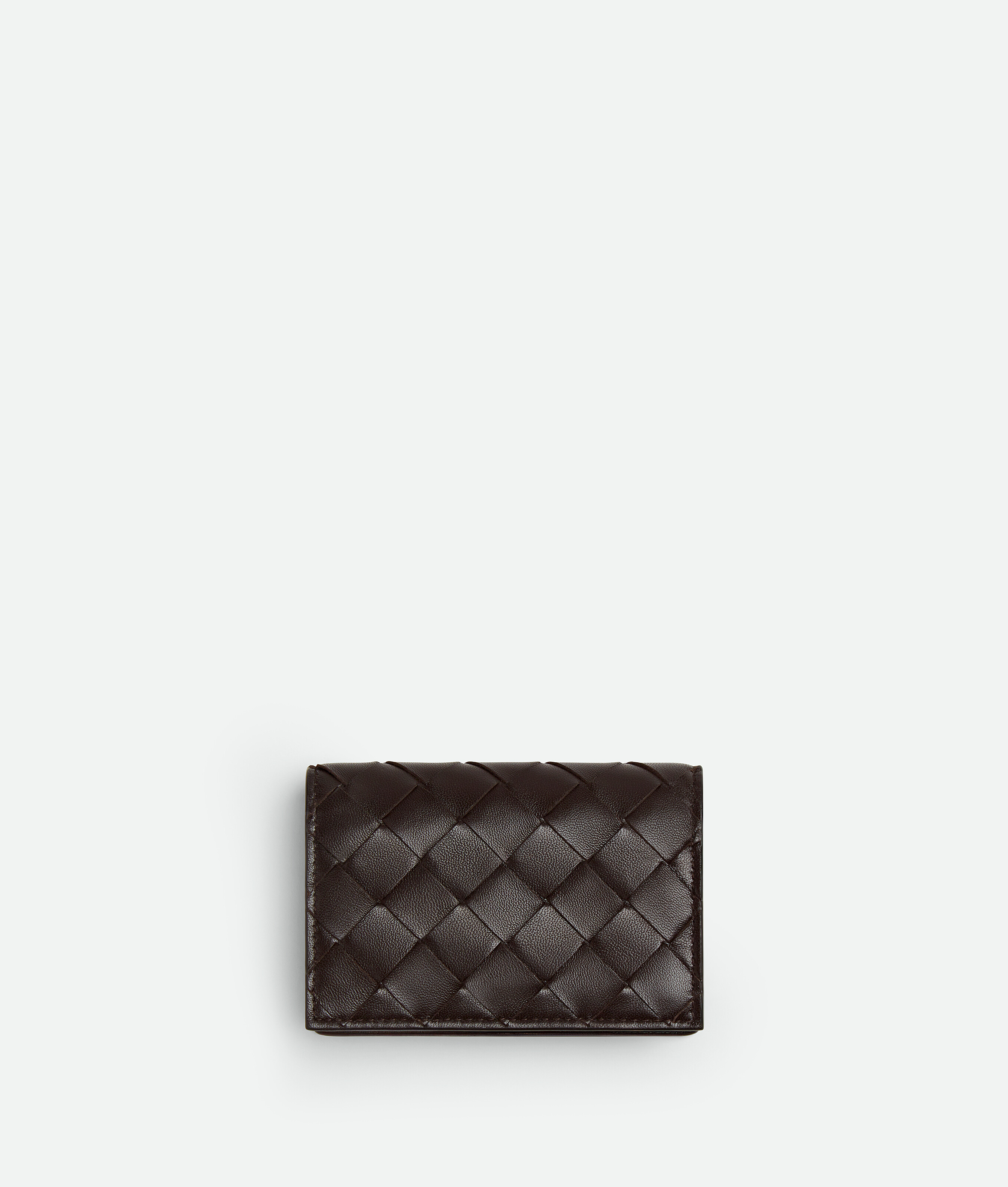 Bottega Veneta Intrecciato Business Card Case - Fondant - Woman