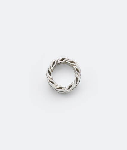 Sterling Silver Ring in Silver - Bottega Veneta