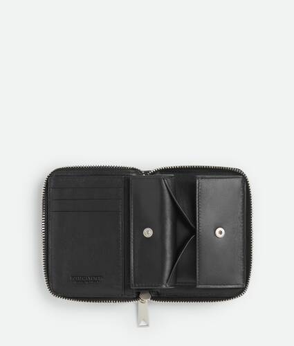 Portefeuille Compact à fermeture zippée