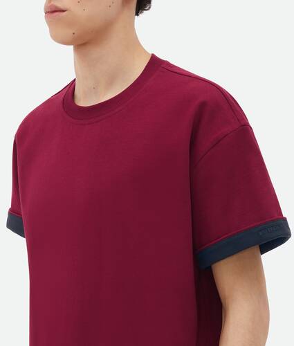 Double Layer Relaxed Cotton T-Shirt