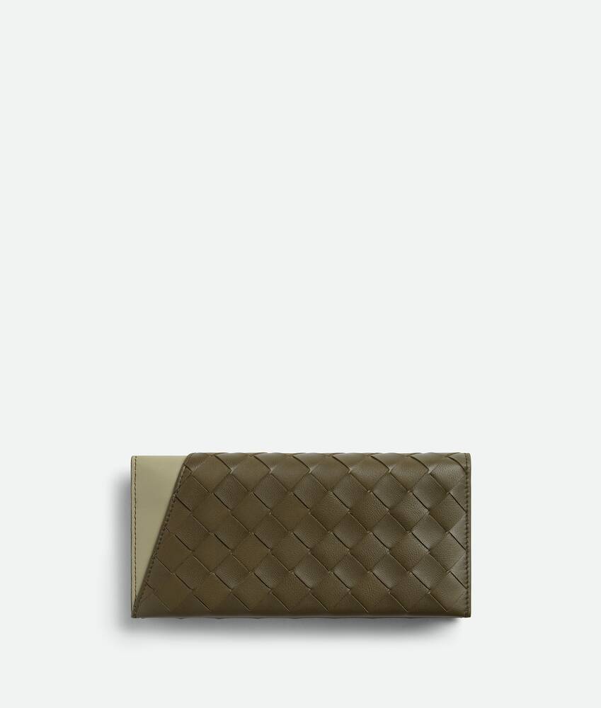 Display a large version of the product image 3 - Intrecciato Oblique Long Wallet