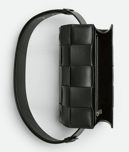 BOTTEGA VENETA Mini Cassette Crossbody Bag For Men (Black, FS)