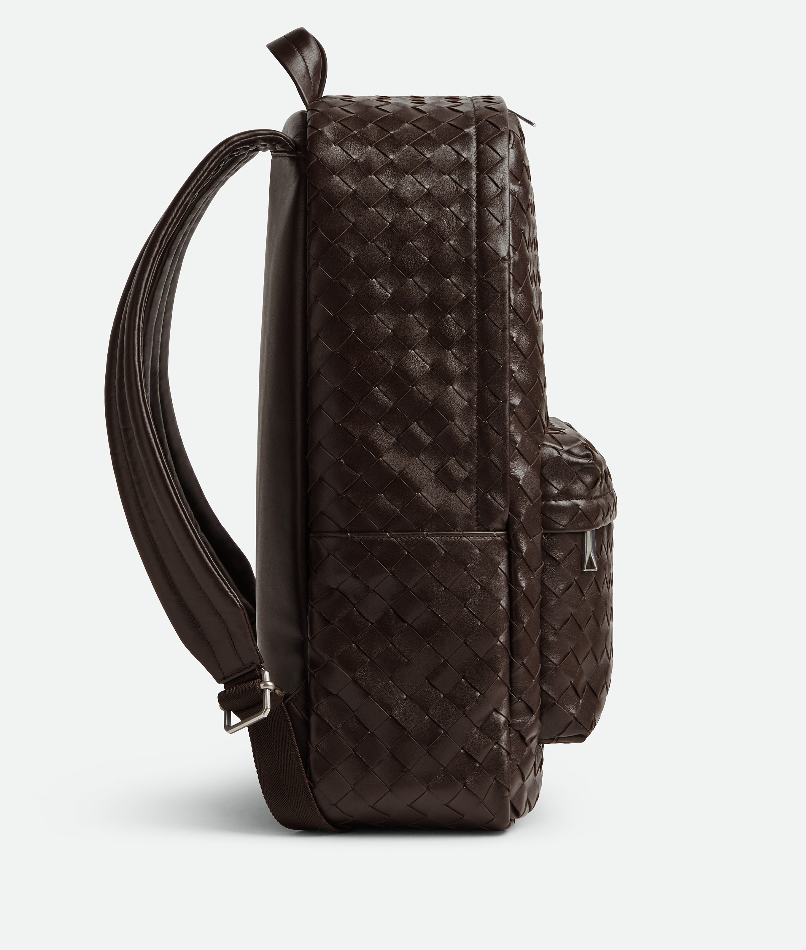 Shop Bottega Veneta Medium Intrecciato Backpack In Brown