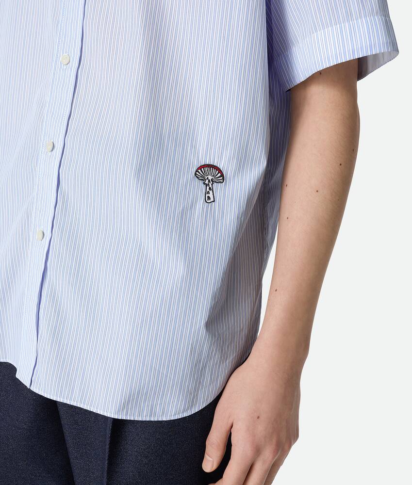 Display a large version of the product image 4 - Stripe Cotton Poplin Shirt