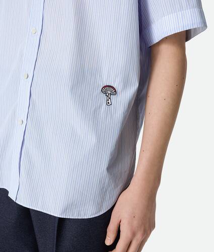 Stripe Cotton Poplin Shirt
