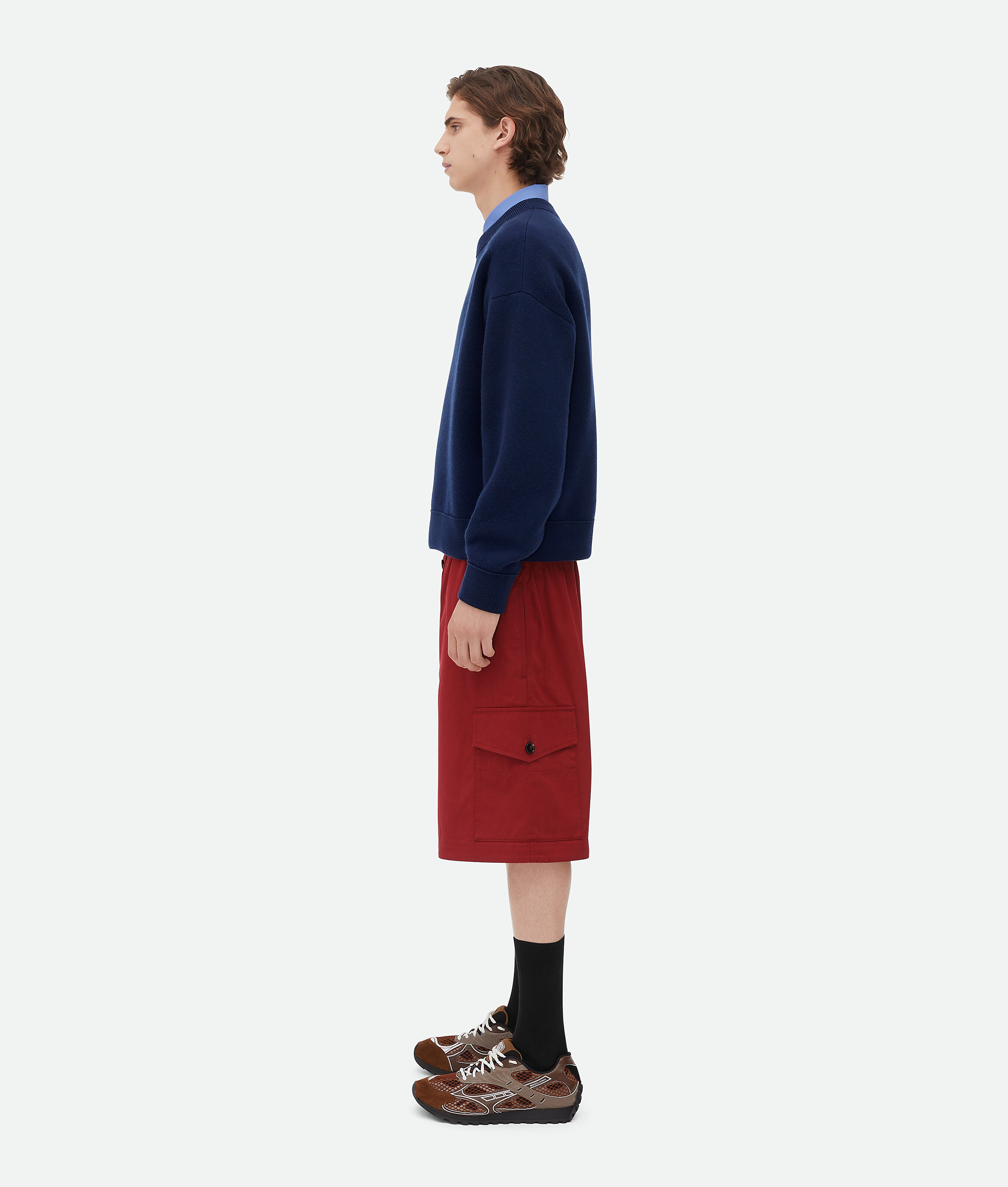 Bottega Veneta Compact Cashmere Jumper In Starry Night