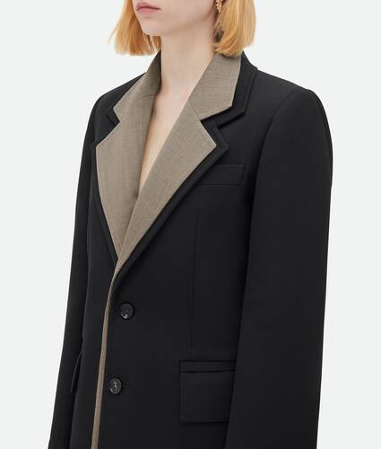 Bottega Veneta Women's Double-Breasted Leather Coat