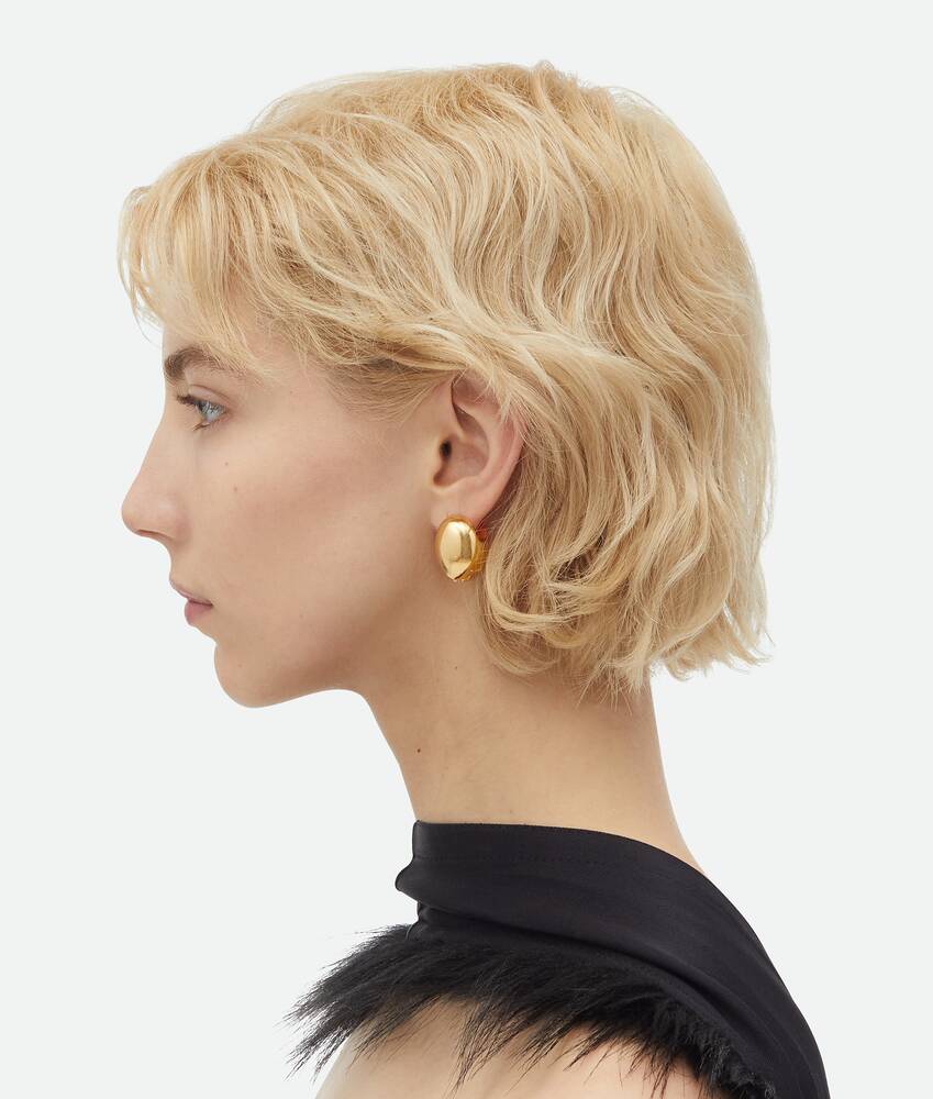 Bottega Veneta® Women's Drop Earrings in Yellow Gold. Shop online now.