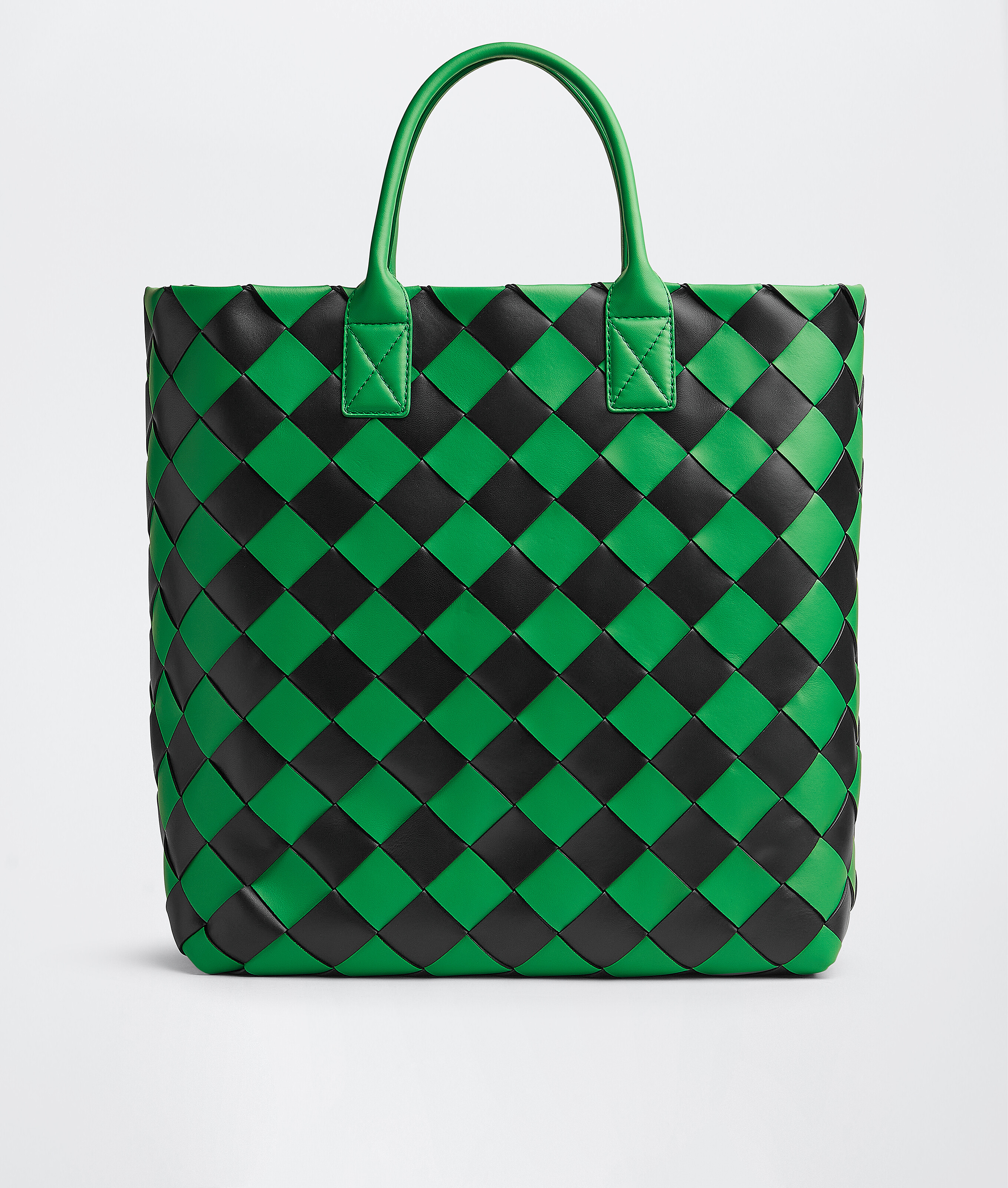 Maxi Intreccio Tote in Grass/black