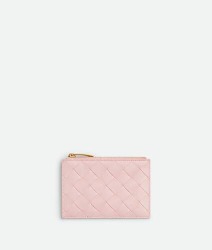 Intrecciato Zipped Card Case