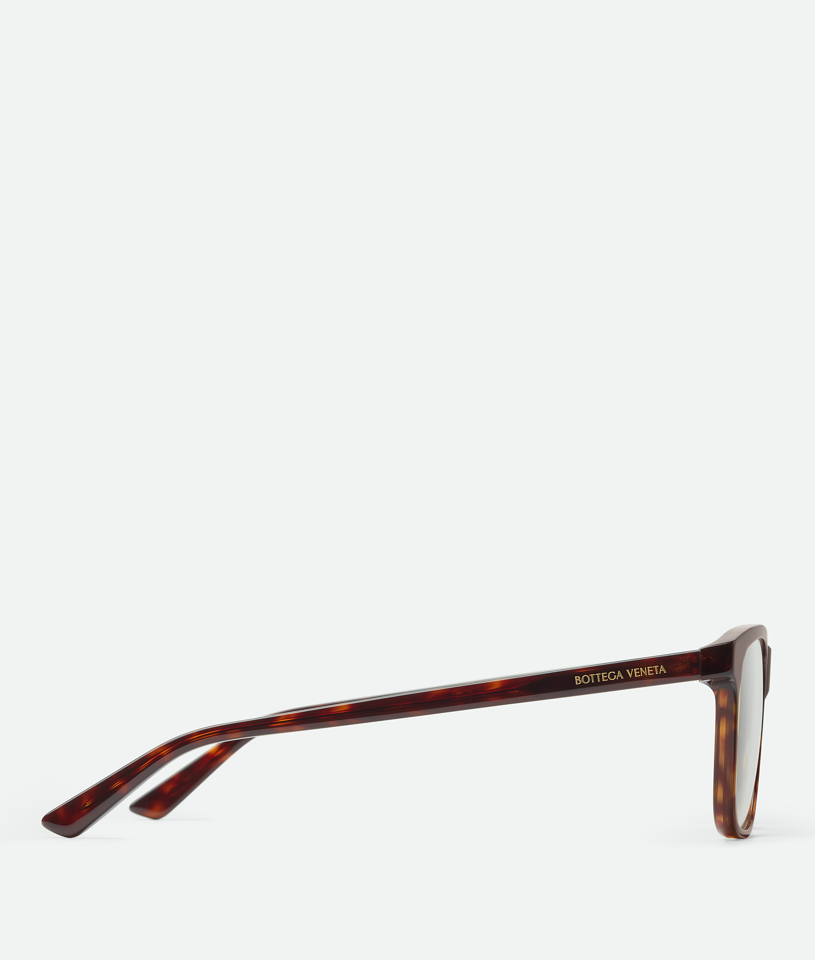 Bottega Veneta Classic Square Eyeglasses In Brown