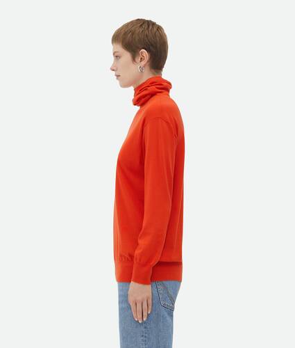 Light Fine Cashmere Hooded Jumper