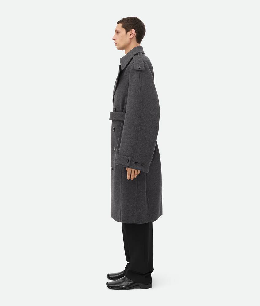 Display a large version of the product image 2 - Double Face Wool Trench Coat