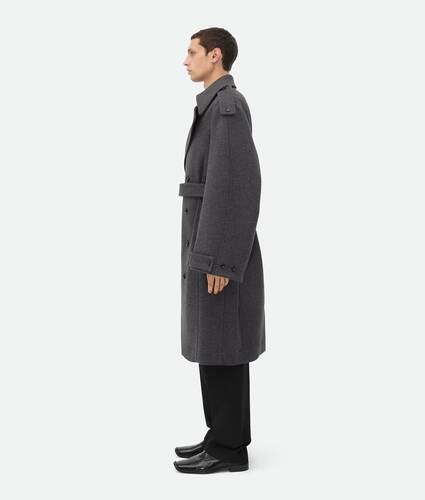 Double Face Wool Trench Coat