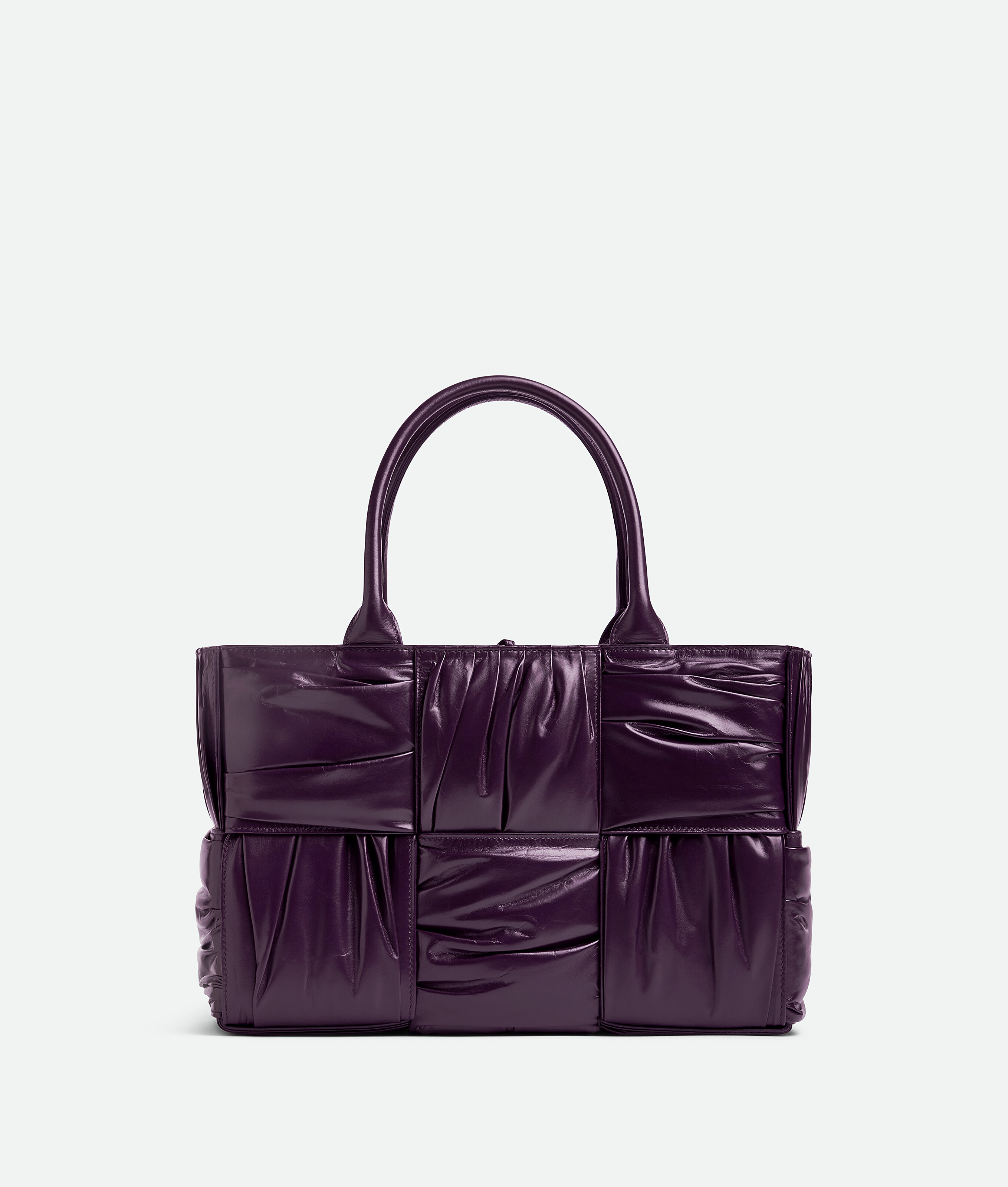 Bottega Veneta Small Arco Tote Bag - Purple - Woman - Calfskin