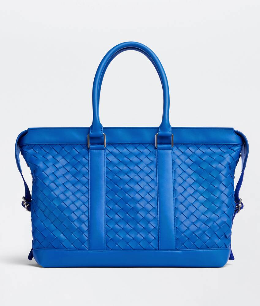 Bottega Veneta Leder Classic Intrecciato in Blau für Herren Herren Taschen Shopper 