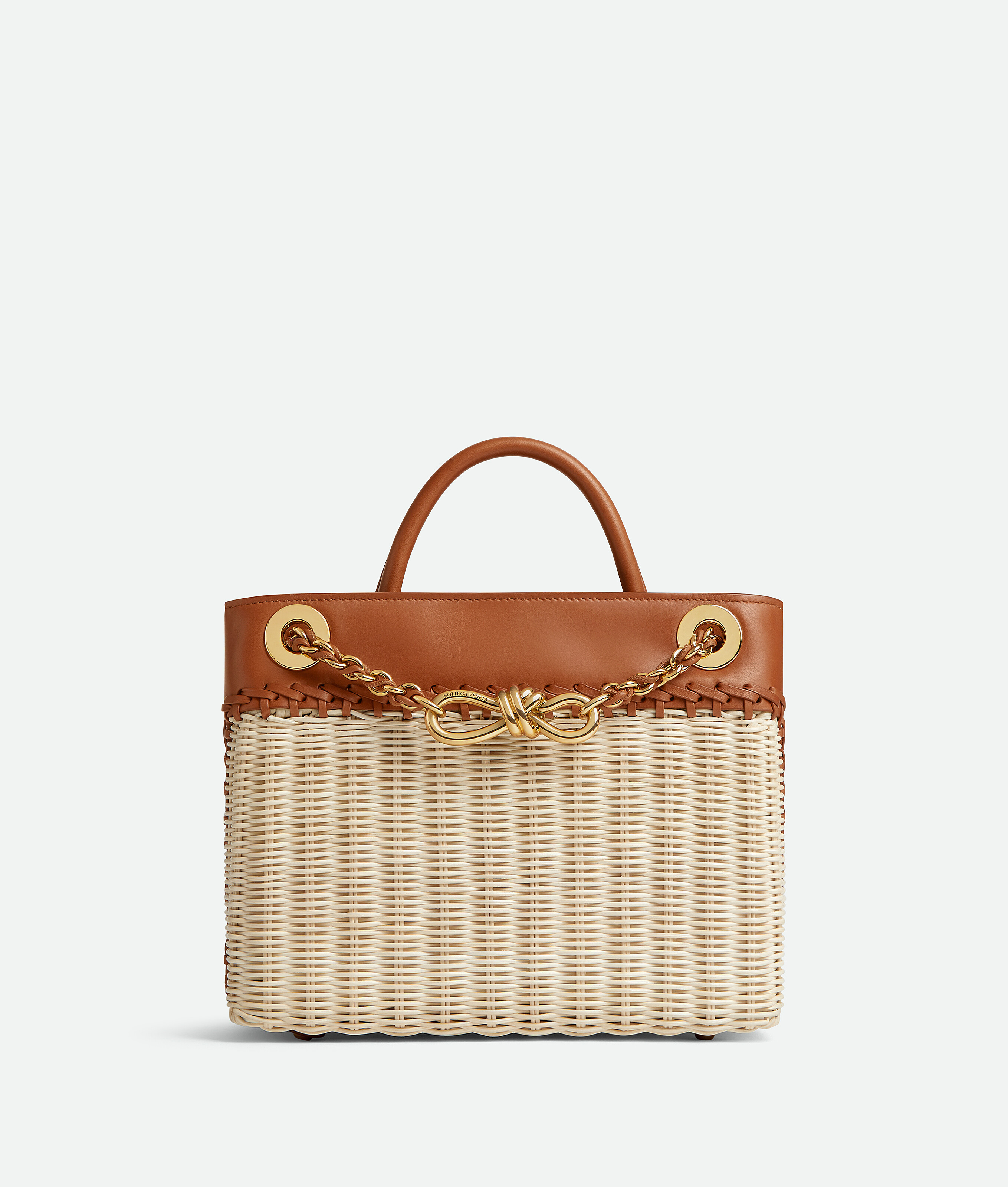 Bottega Veneta Small Andiamo Chain - Natural/light Wood - Woman