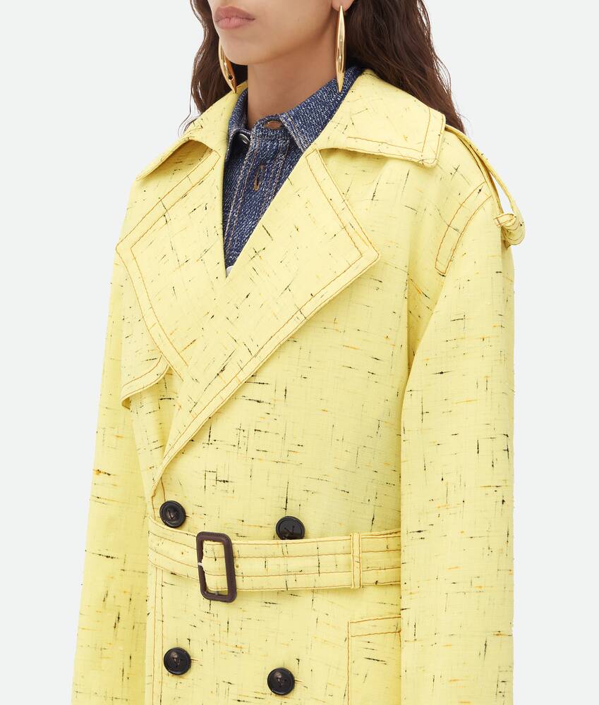 I trench di tendenza per la prossima Primavera 2024 69 Visualizza una versione più grande dell’immagine del prodotto 5 - Trench in seta di viscosa con texture incrociata