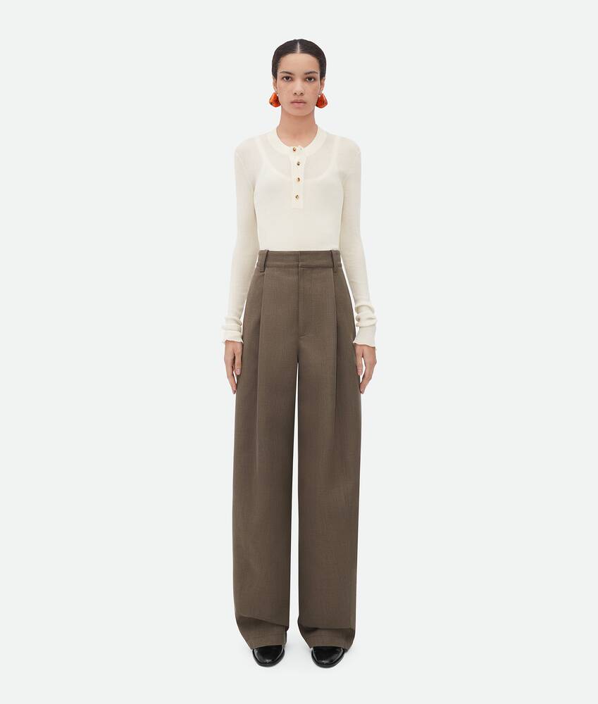 Display a large version of the product image 1 - Soft Wool Twill Trousers