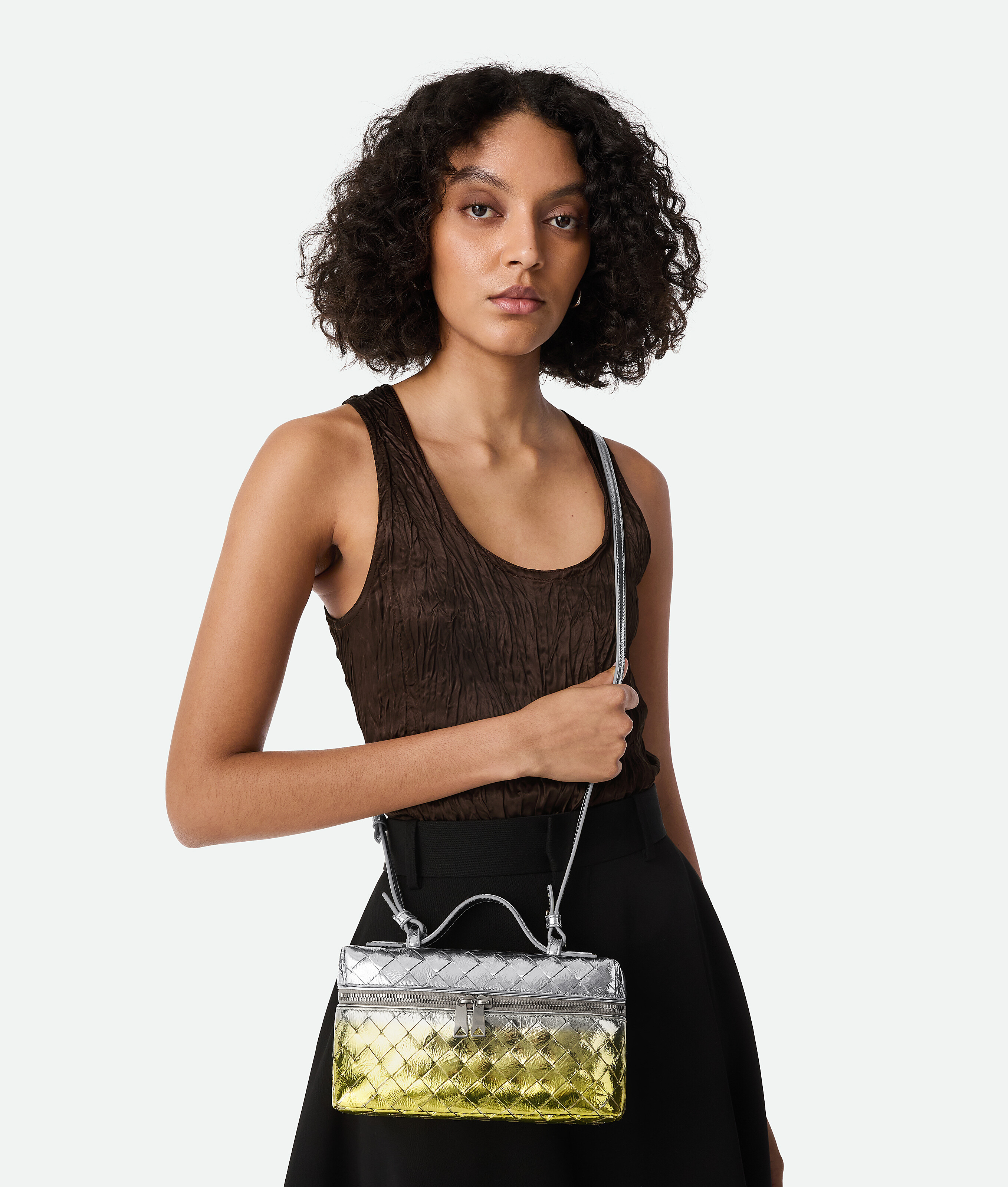 Bottega Veneta Bang Bang In Limeade/silver