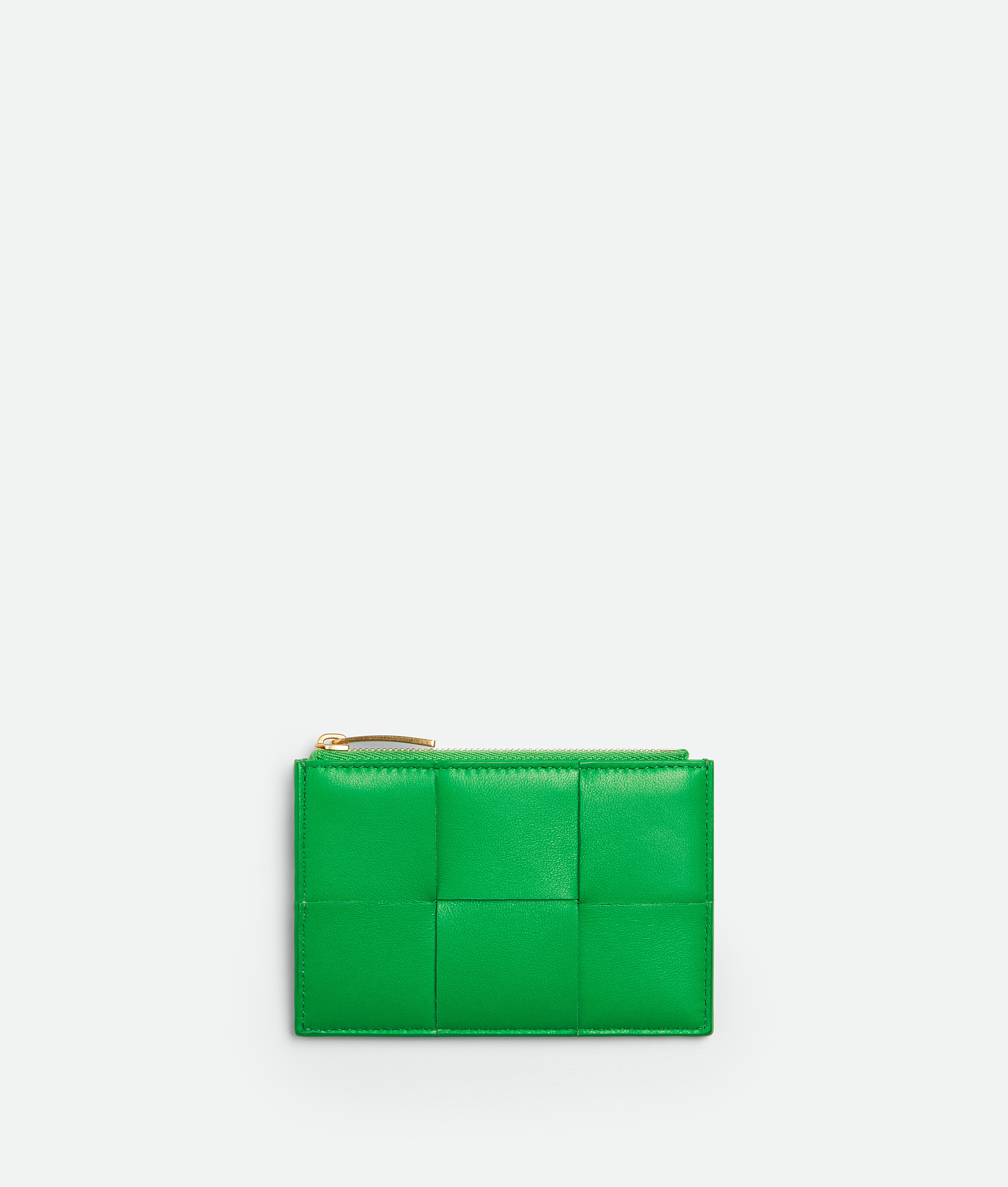Bottega Veneta Bottega  Veneta Cassette Zippered Card Case In Green