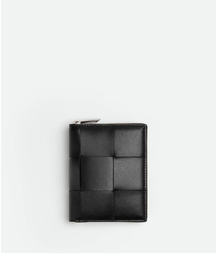 Bottega Veneta® Men's Zip Around Wallet in Black. Shop online now.
