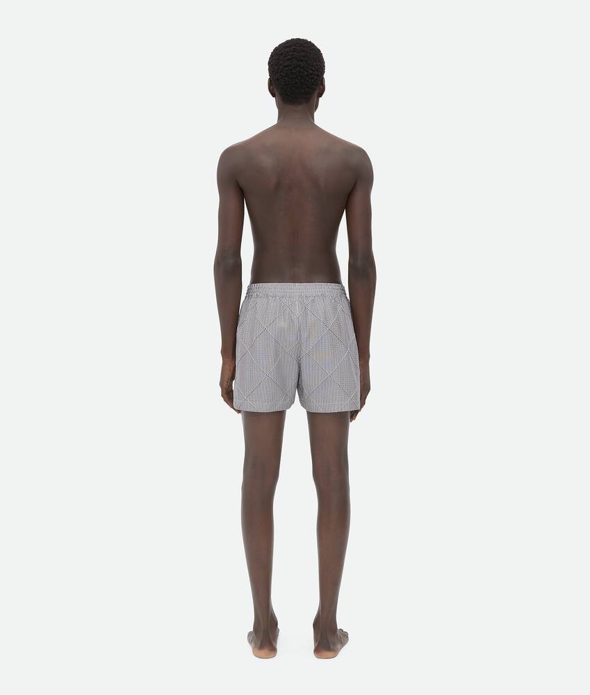 Display a large version of the product image 3 - Cotton And Nylon Intreccio Swim Shorts